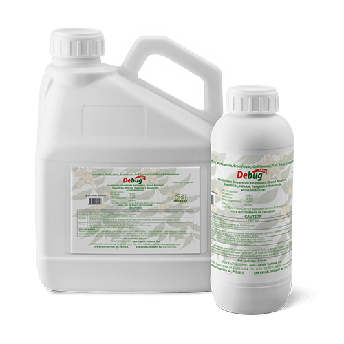 DeBug Turbo Product Images - One Gallon and One Quart Bottles