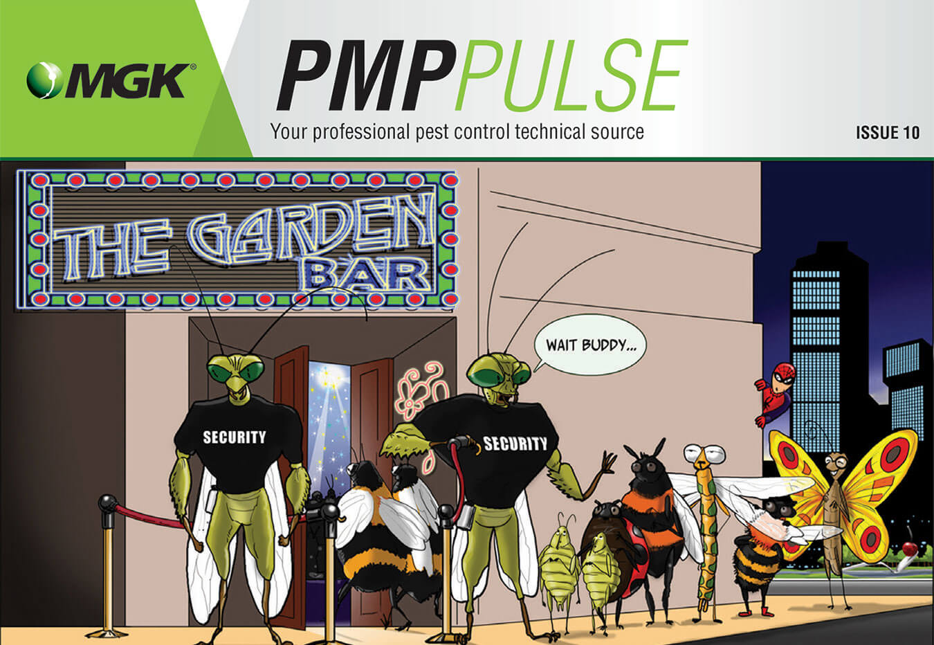 PMP Pulse Issue 10 - Garden Bar Cartoon